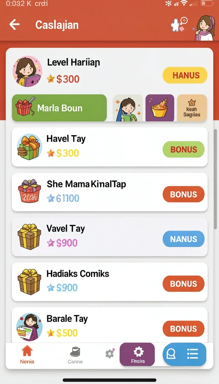 Tampilan utama aplikasi Review Aplikasi indosloter yang intuitif dan efisien.